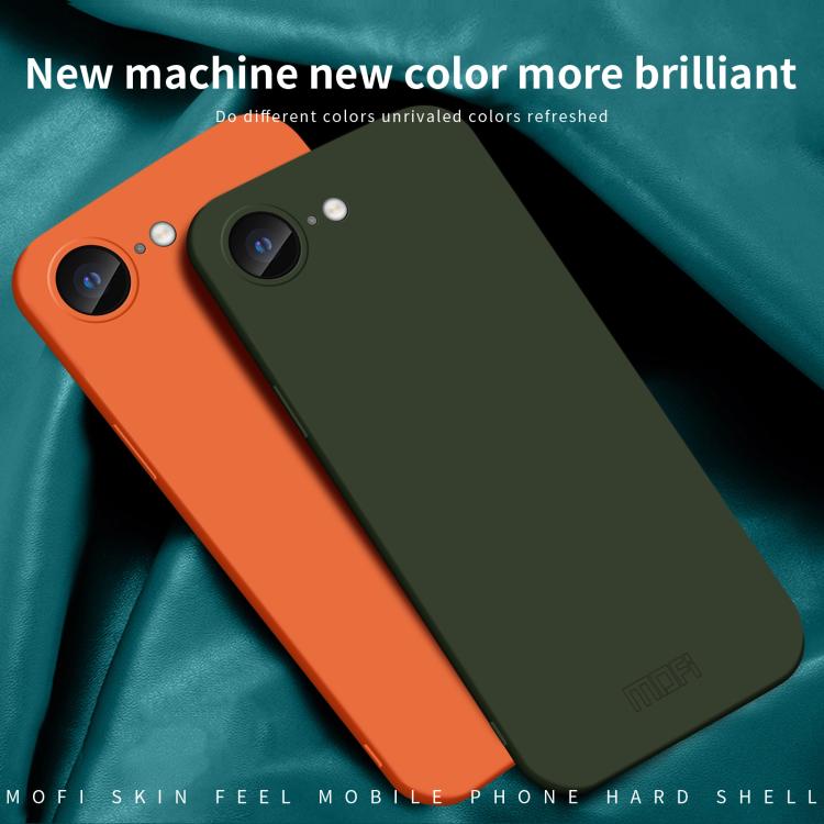 For iPhone 17e / 16e MOFI Qin Series Skin Feel All-inclusive PC Phone Case