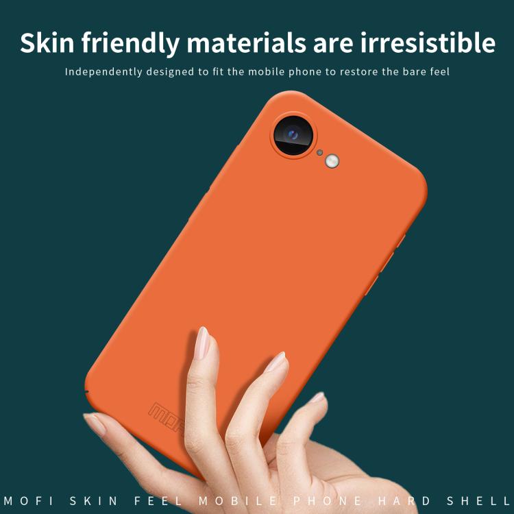 For iPhone 17e / 16e MOFI Qin Series Skin Feel All-inclusive PC Phone Case