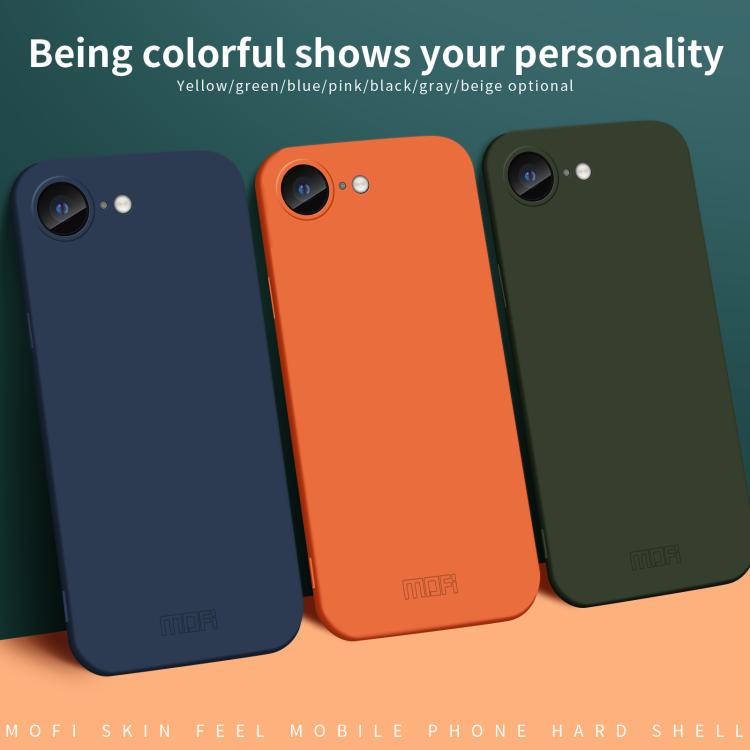 For iPhone 17e / 16e MOFI Qin Series Skin Feel All-inclusive PC Phone Case
