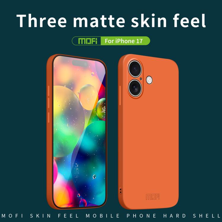 For iPhone 17 MOFI Qin Series Skin Feel All-inclusive PC Phone Case
