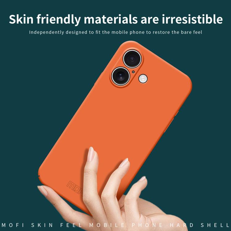 For iPhone 17 MOFI Qin Series Skin Feel All-inclusive PC Phone Case