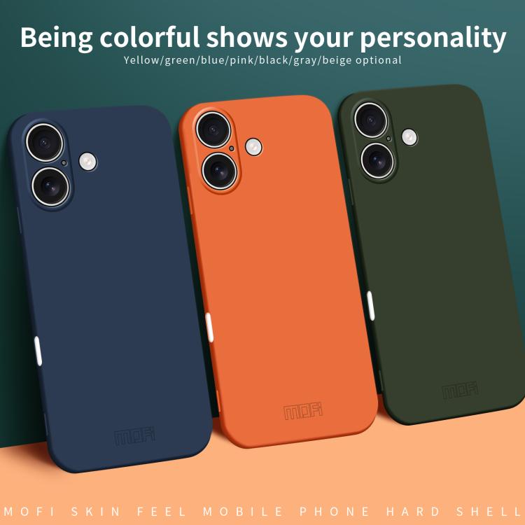 For iPhone 17 MOFI Qin Series Skin Feel All-inclusive PC Phone Case