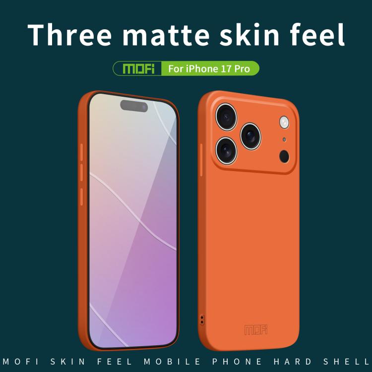 For iPhone 17 Pro MOFI Qin Series Skin Feel All-inclusive PC Phone Case