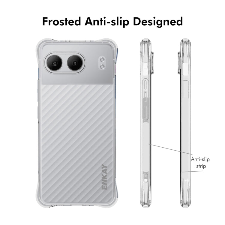 For OnePlus Nord 4 ENKAY Hat-Prince Transparent TPU Shockproof Phone Case