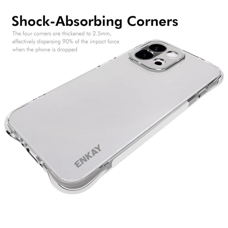 For OnePlus 13T ENKAY Hat-Prince Transparent TPU Shockproof Phone Case