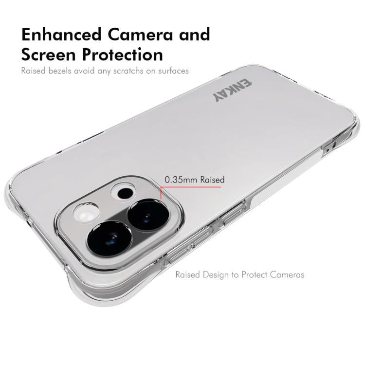 For OnePlus 13T ENKAY Hat-Prince Transparent TPU Shockproof Phone Case