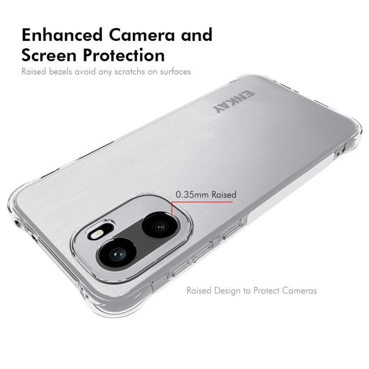 For OnePlus Ace 6 ENKAY Hat-Prince Transparent TPU Shockproof Phone Case