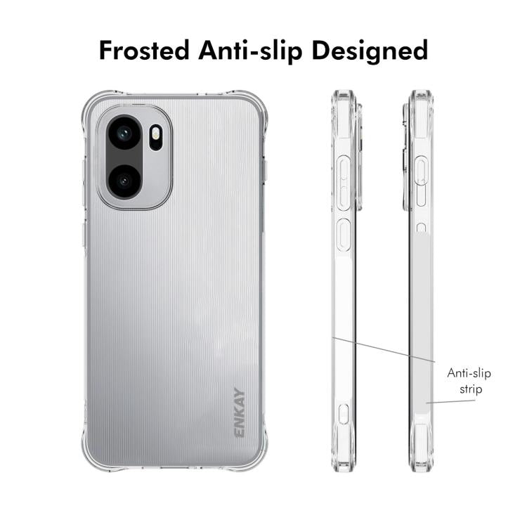 For OnePlus Ace 6 ENKAY Hat-Prince Transparent TPU Shockproof Phone Case