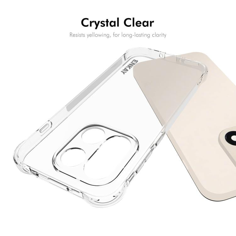 For OnePlus 15 ENKAY Hat-Prince Transparent TPU Shockproof Phone Case