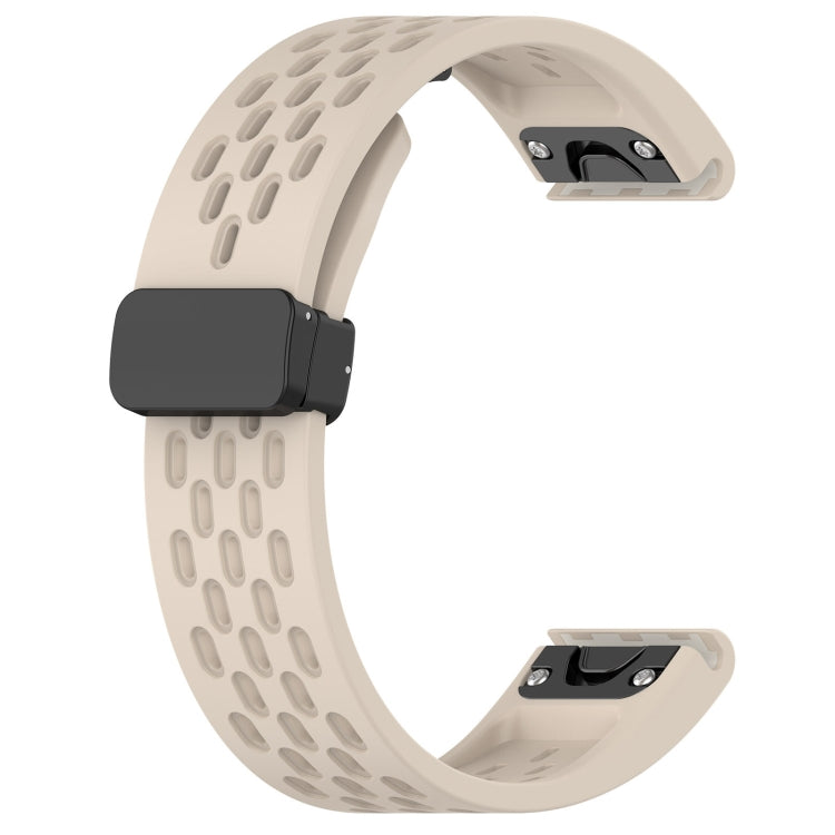 For Garmin Enduro 3 Hole Folding Buckle 26mm Silicone Watch Band