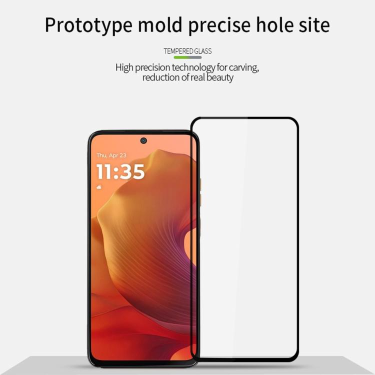 For Moto G05 / E15 / G15 / G15 Power MOFI 9H 2.5D Full Screen Tempered Glass Film - Black