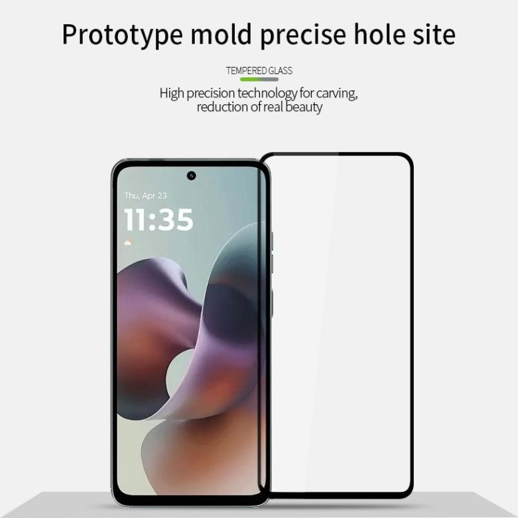 For Motorola Moto G56 MOFI 9H 2.5D Full Screen Tempered Glass Film - Black
