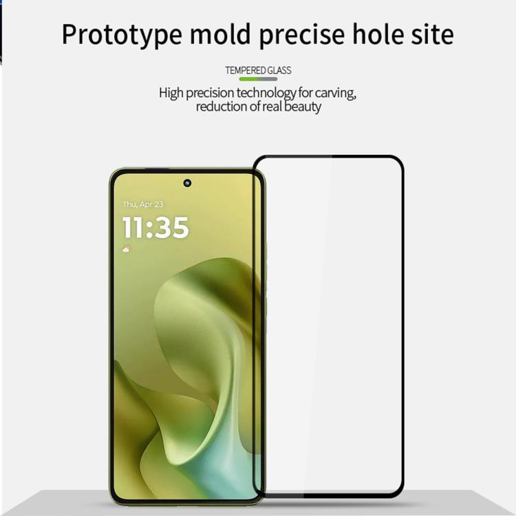 For Motorola Moto G86 / G86 Power MOFI 9H 2.5D Full Screen Tempered Glass Film - Black