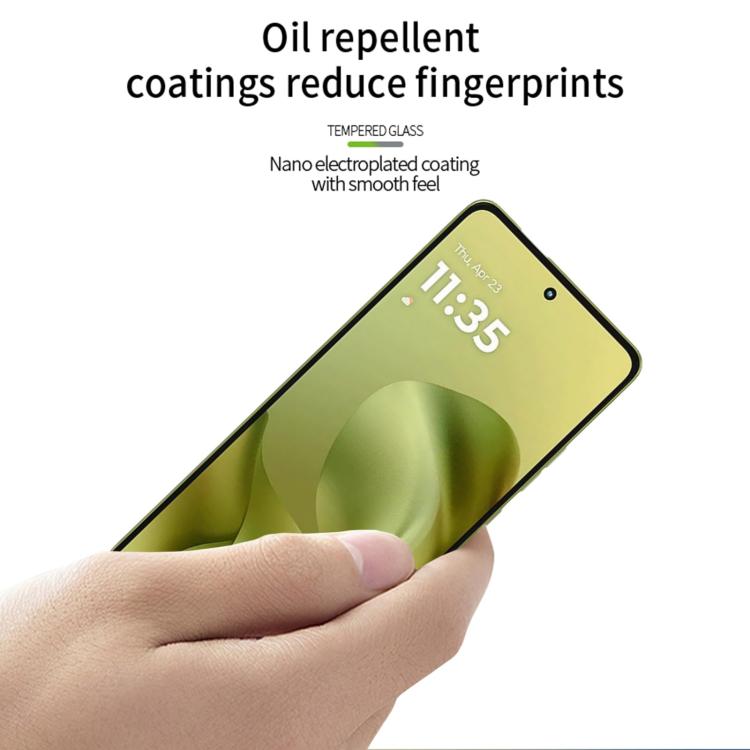 For Motorola Moto G86 / G86 Power MOFI 9H 2.5D Full Screen Tempered Glass Film - Black
