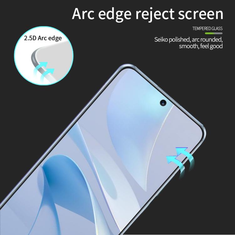 For Huawei nova 13i MOFI 9H 2.5D Full Screen Tempered Glass Film - Black
