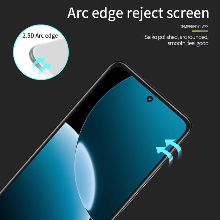 For Huawei Enjoy 80 MOFI 9H 2.5D Full Screen Tempered Glass Film - Black