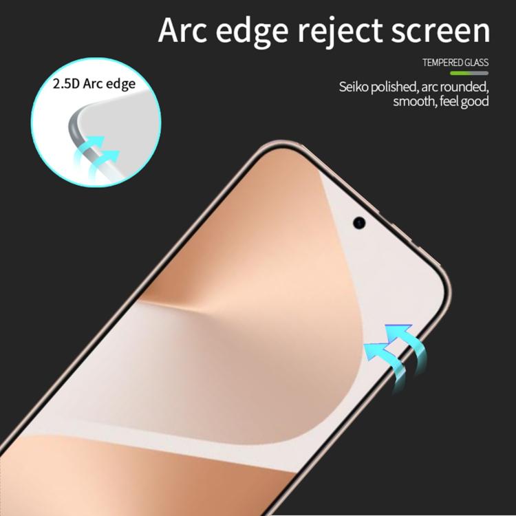 For Huawei Pura 80 MOFI 9H 2.5D Full Screen Tempered Glass Film - Black