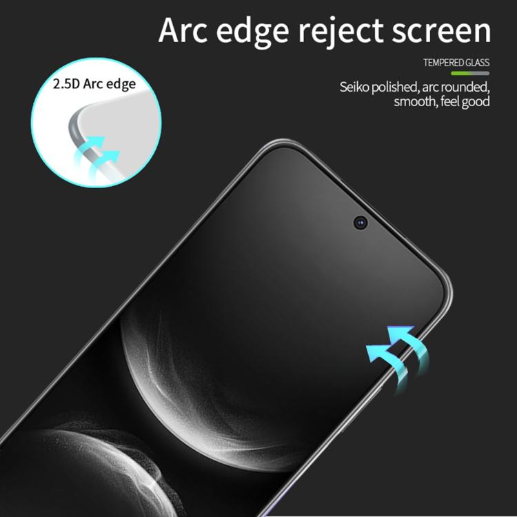 For Huawei nova 14 MOFI 9H 2.5D Full Screen Tempered Glass Film - Black