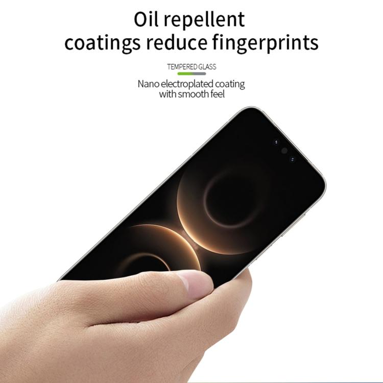 For Huawei Mate 80 / 80 Pro MOFI 9H 2.5D Full Screen Tempered Glass Film - Black