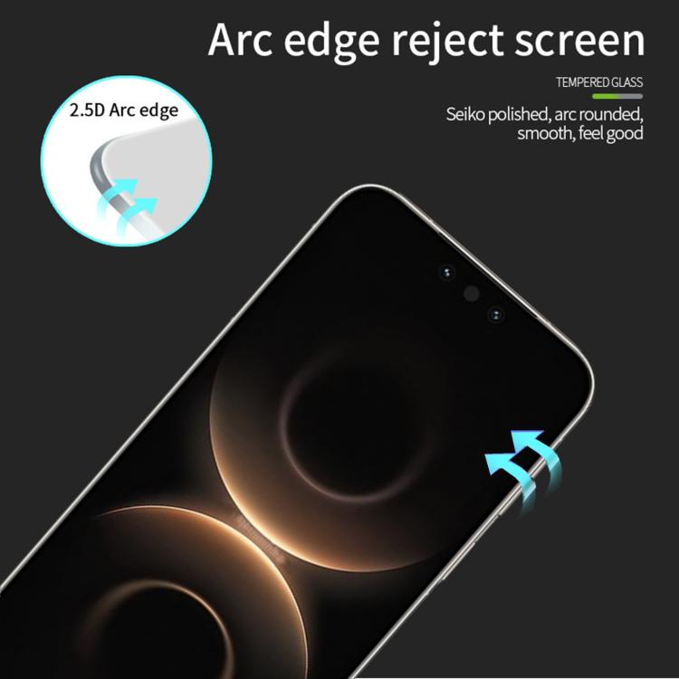 For Huawei Mate 80 / 80 Pro MOFI 9H 2.5D Full Screen Tempered Glass Film - Black