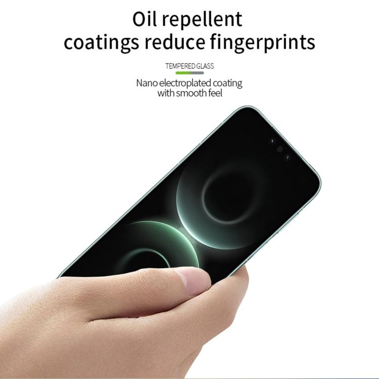 For Huawei Mate 80 Pro Max / 80 RS MOFI 9H 2.5D Full Screen Tempered Glass Film - Black