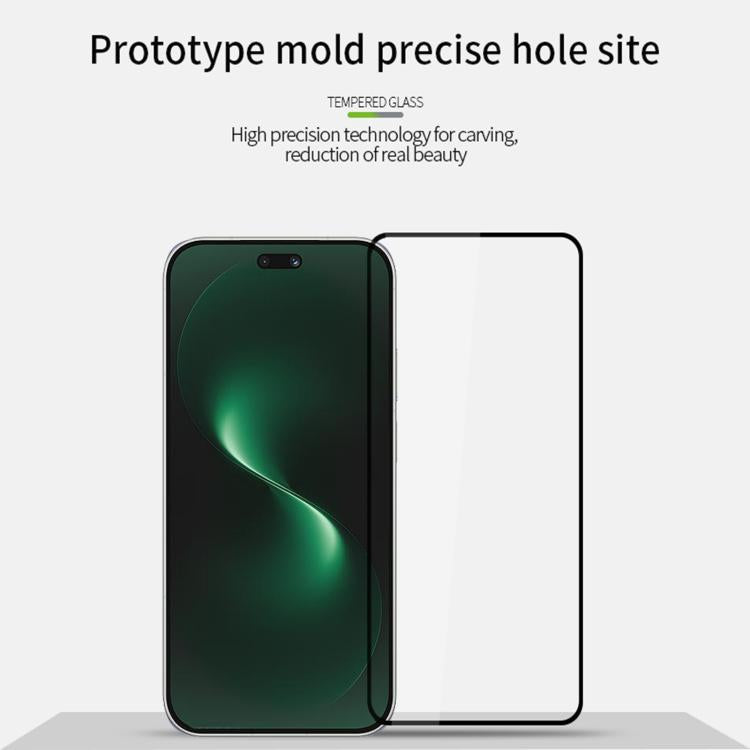 For Huawei nova 15 Ultra MOFI 9H 2.5D Full Screen Tempered Glass Film - Black