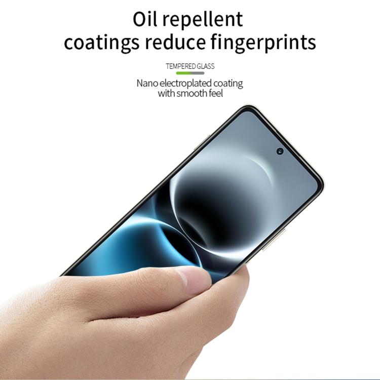 For Huawei Enjoy 90 / 90 Plus 5G MOFI 9H 2.5D Full Screen Tempered Glass Film - Black