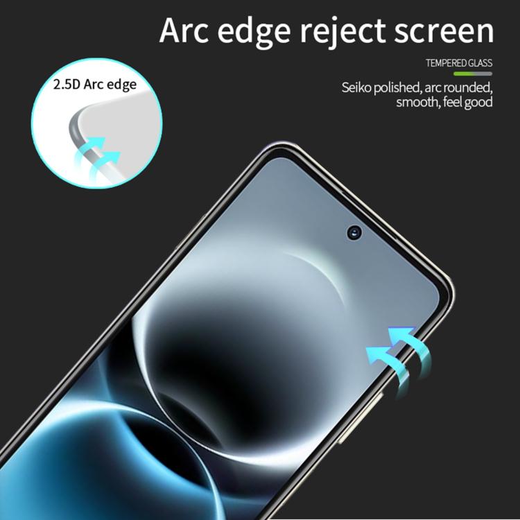 For Huawei Enjoy 90 / 90 Plus 5G MOFI 9H 2.5D Full Screen Tempered Glass Film - Black