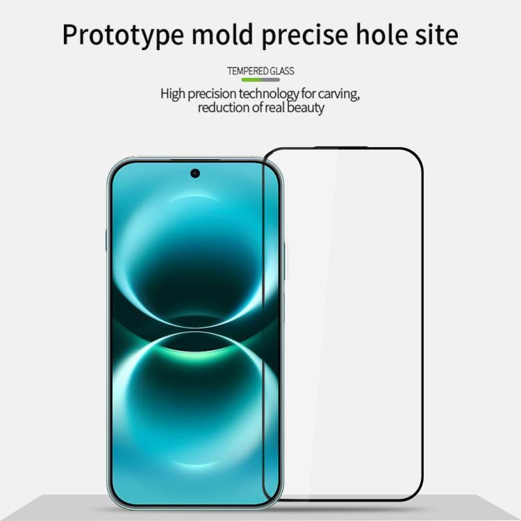For Huawei Enjoy 90 Pro Max 5G MOFI 9H 2.5D Full Screen Tempered Glass Film - Black