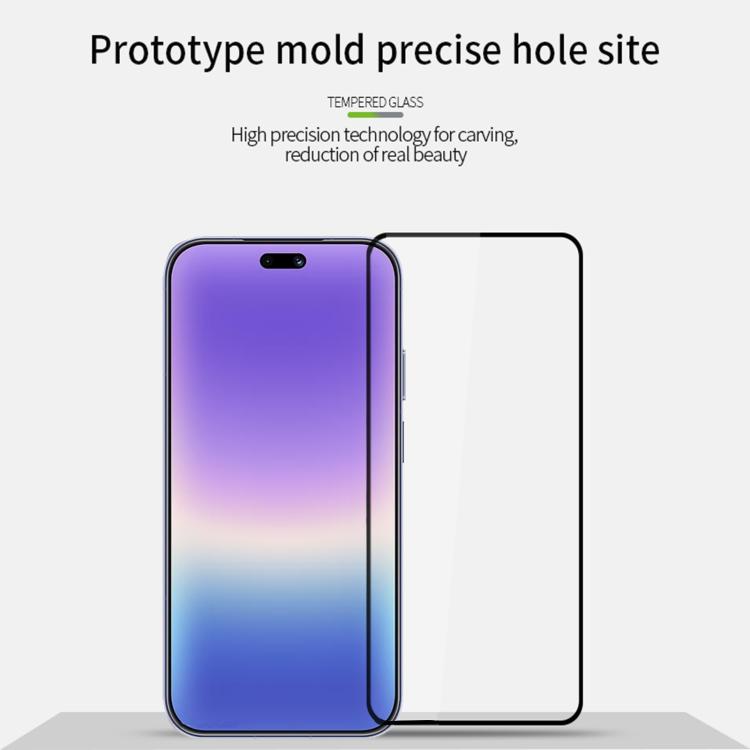 For Huawei Pura 90 MOFI 9H 2.5D Full Screen Tempered Glass Film - Black