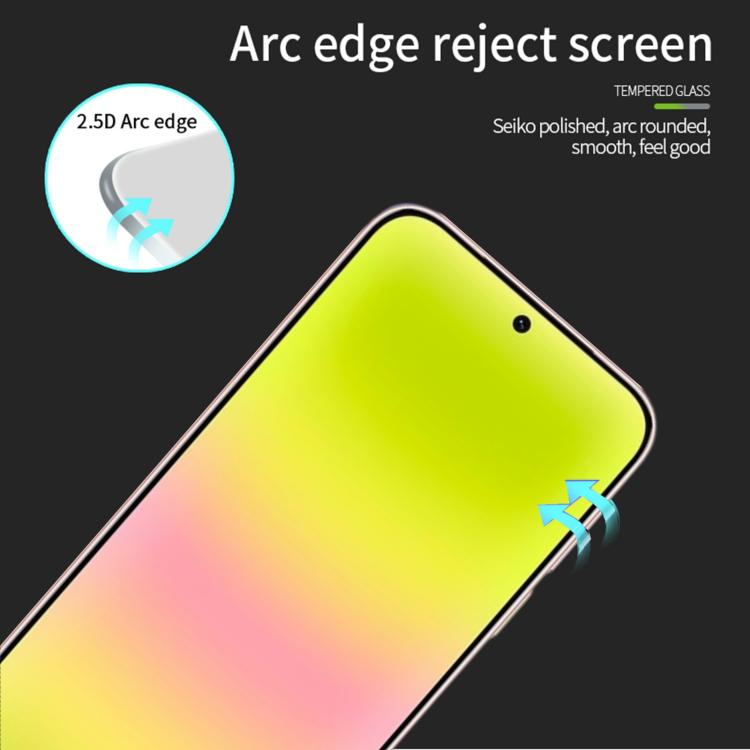 For Huawei Pura 90 Pro MOFI 9H 2.5D Full Screen Tempered Glass Film - Black