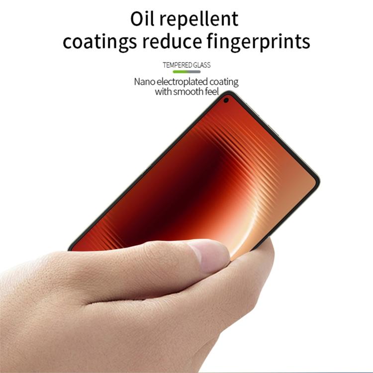 For Huawei Pura X Max Inner Screen MOFI 9H 2.5D Full Screen Tempered Glass Film - Black