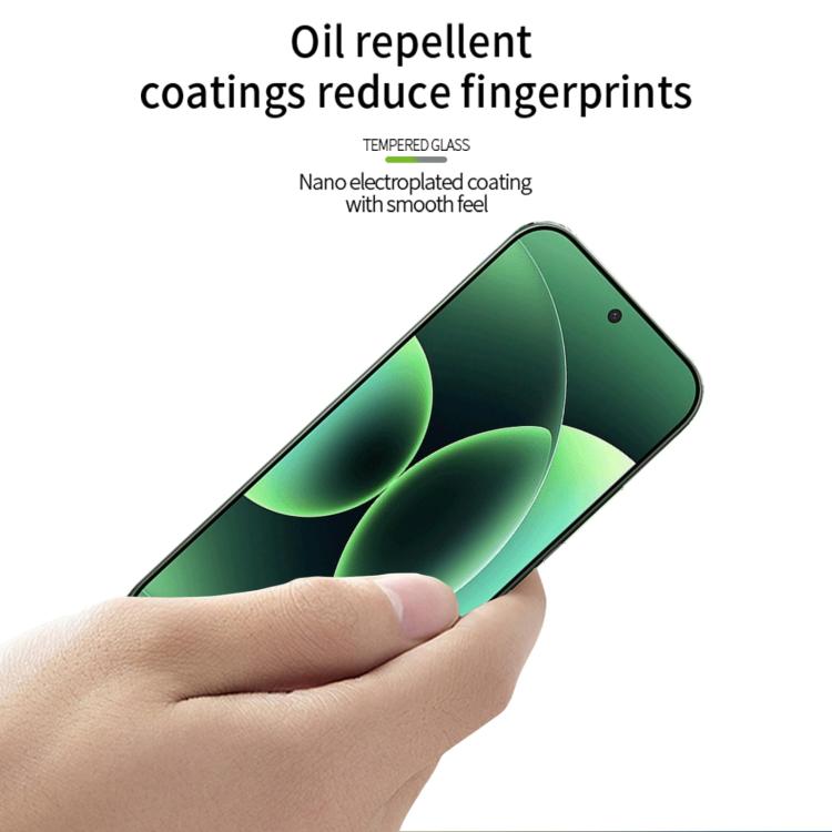 For Xiaomi 17 / 17 Pro MOFI 9H 3D Explosion-proof Curved Screen Tempered Glass Film - Black