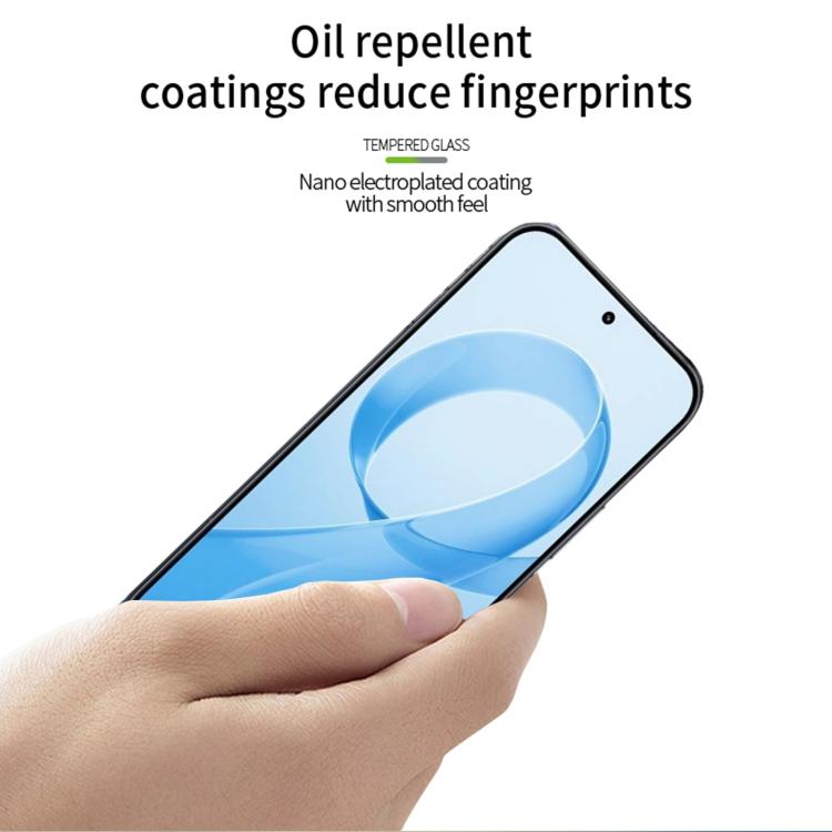 For Redmi K90 Pro Max Unlock MOFI 9H 3D Explosion-proof Curved Screen Tempered Glass Film - Black