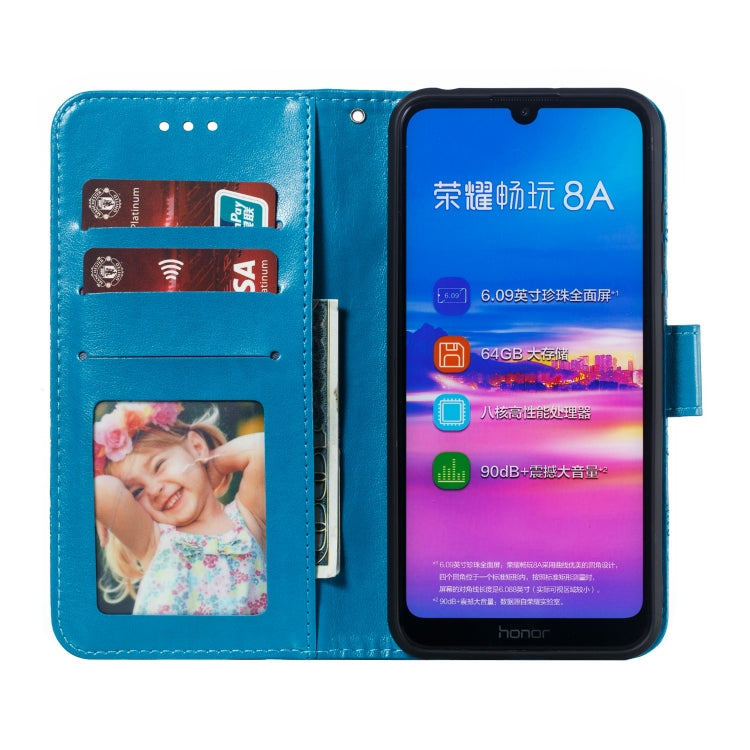 Mandala Embossing Pattern Horizontal Flip Leather Case for Huawei Y6 (2019) & Y6 Pro (2019) & Enjoy 9E, with Holder & Card Slots & Wallet & Photo Frame &  Lanyard