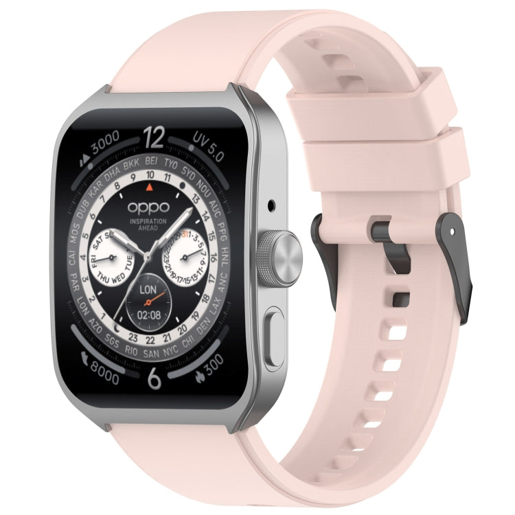 For OPPO Watch 4 Pro 22mm Solid Color Silicone Watch Band