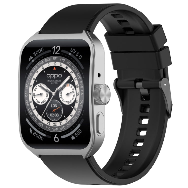 For OPPO Watch 4 Pro 22mm Solid Color Silicone Watch Band