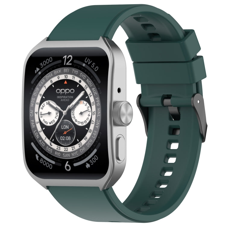 For OPPO Watch 4 Pro 22mm Solid Color Silicone Watch Band