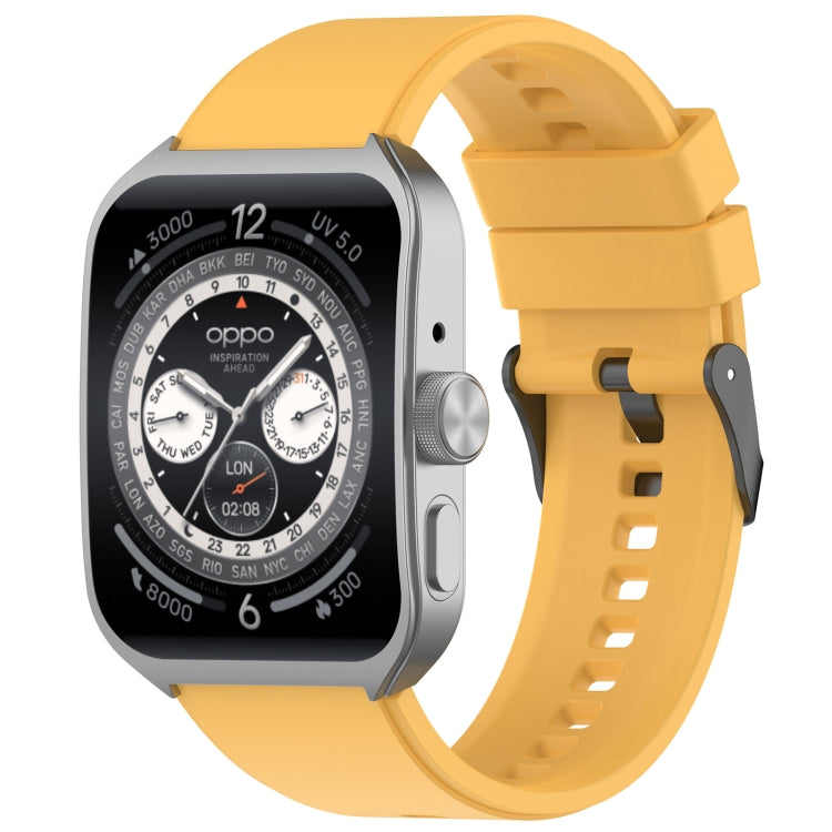 For OPPO Watch 4 Pro 22mm Solid Color Silicone Watch Band
