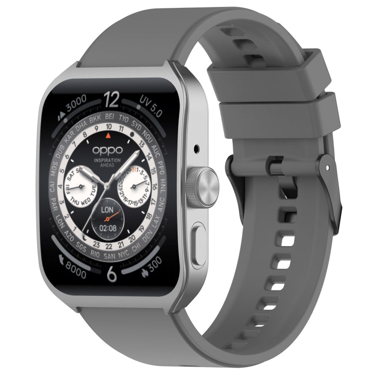 For OPPO Watch 4 Pro 22mm Solid Color Silicone Watch Band