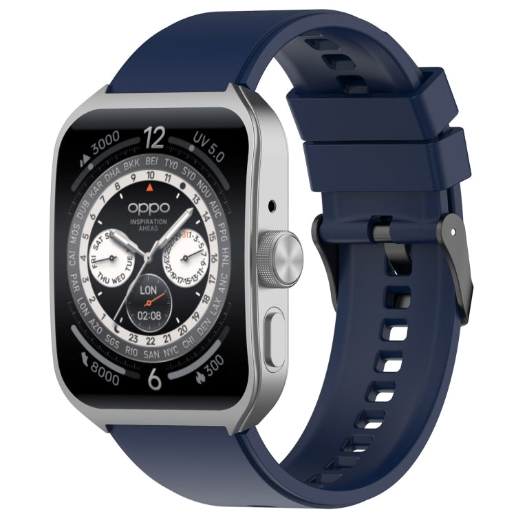 For OPPO Watch 4 Pro 22mm Solid Color Silicone Watch Band