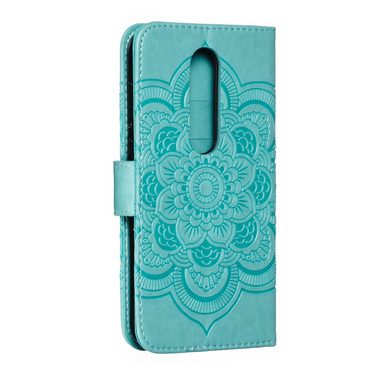 Mandala Embossing Pattern Horizontal Flip Leather Case for One Plus 7 Pro, with Holder & Card Slots & Wallet & Photo Frame &  Lanyard