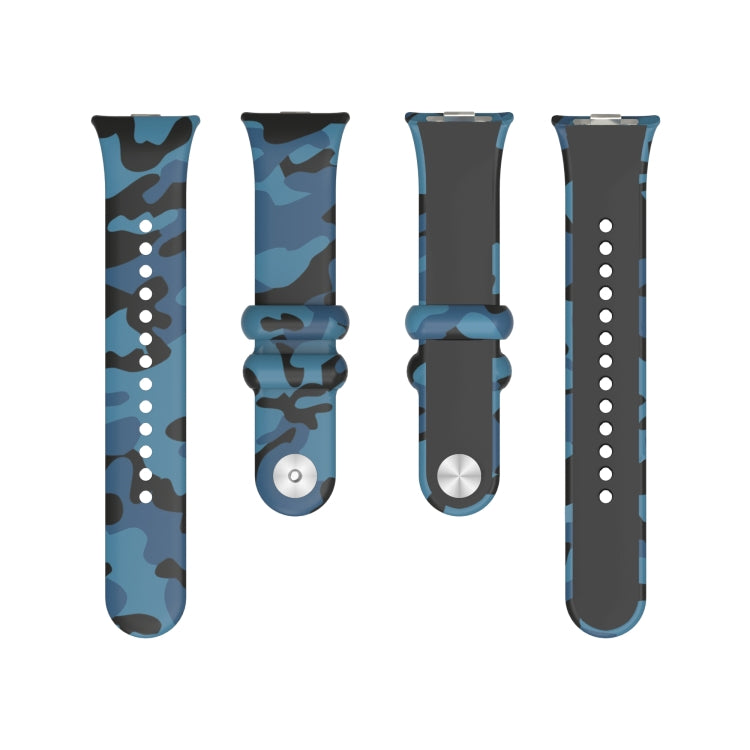 For Xiaomi Mi Band 8 Pro Painted Pattern Silicone Watch Band