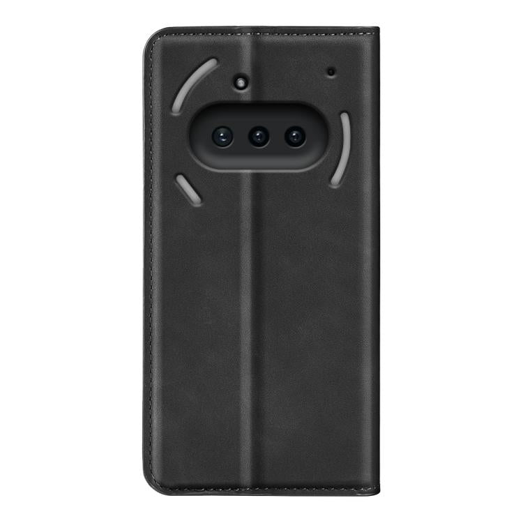 For Nothing Phone 3a Retro-skin  Magnetic Suction Leather Phone Case