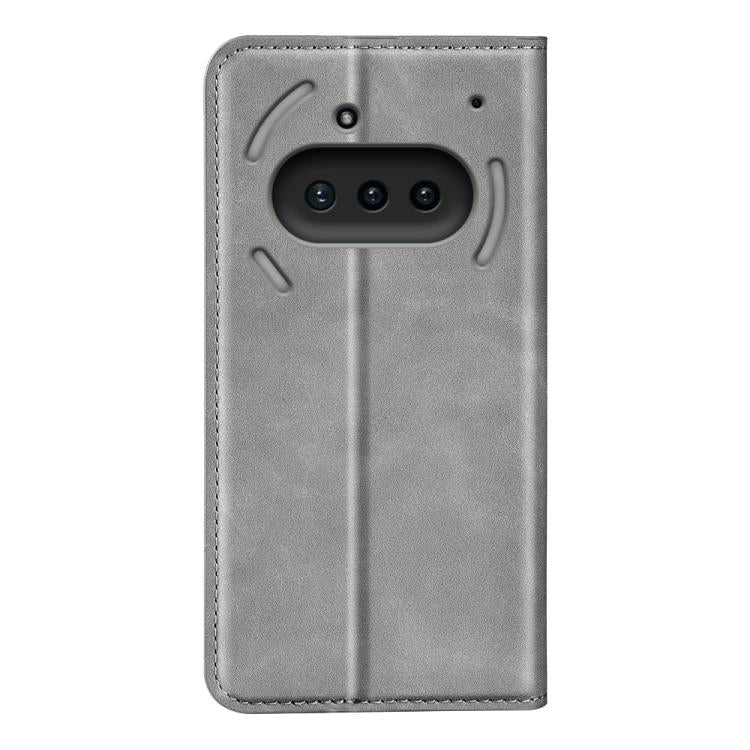 For Nothing Phone 3a Retro-skin  Magnetic Suction Leather Phone Case