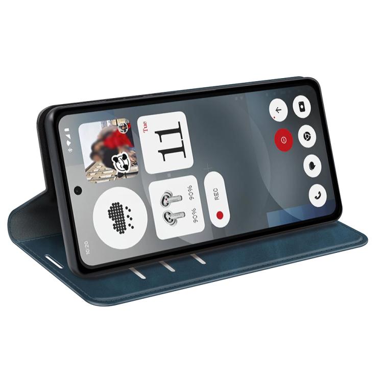 For Nothing Phone 3a Retro-skin  Magnetic Suction Leather Phone Case