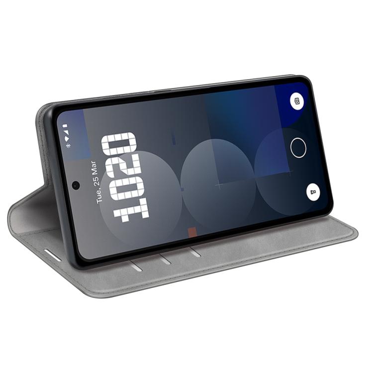 For Nothing Phone 3a Pro Retro-skin  Magnetic Suction Leather Phone Case