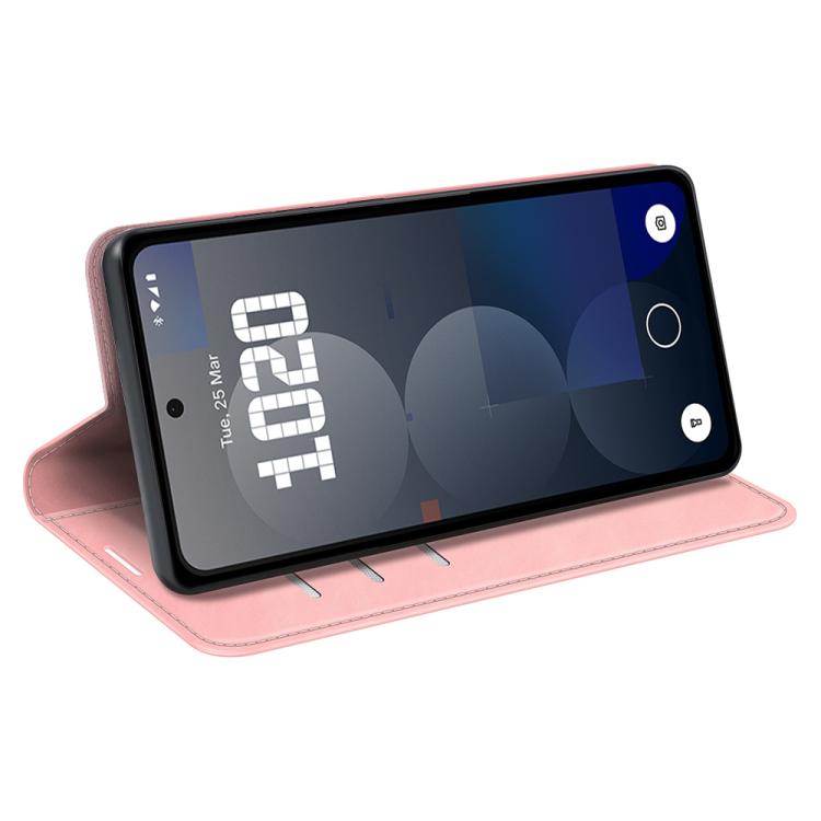 For Nothing Phone 3a Pro Retro-skin  Magnetic Suction Leather Phone Case