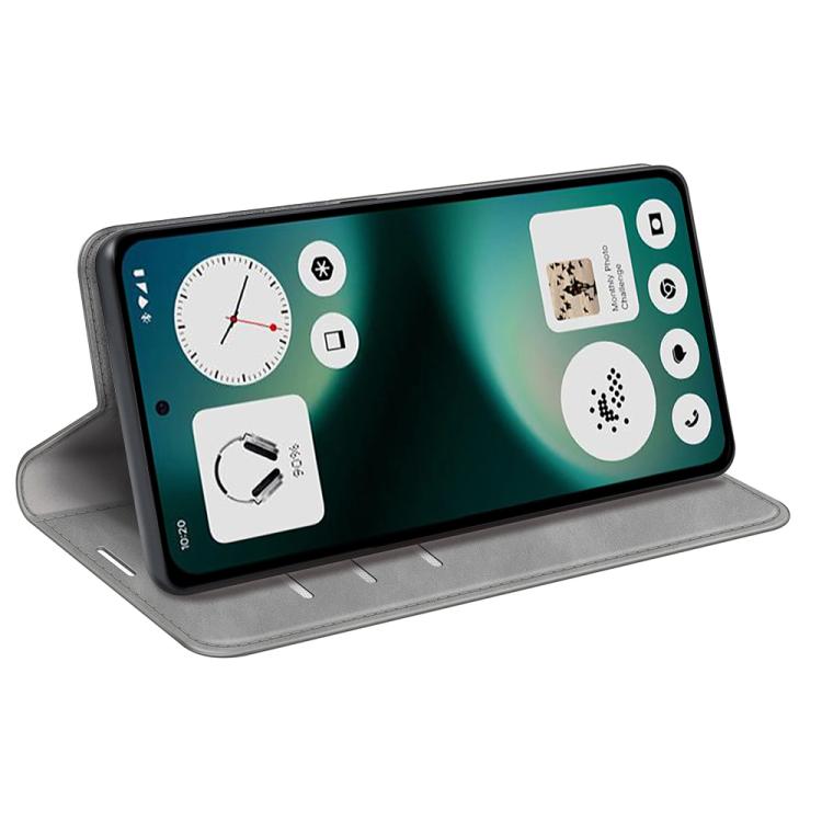For Nothing Phone 3a Lite Retro-skin  Magnetic Suction Leather Phone Case