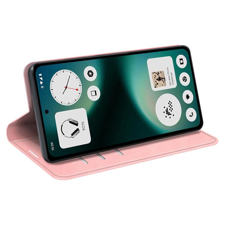 For Nothing Phone 3a Lite Retro-skin  Magnetic Suction Leather Phone Case